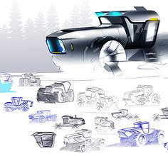 拖拉机 工业设计的艺术与工程融合